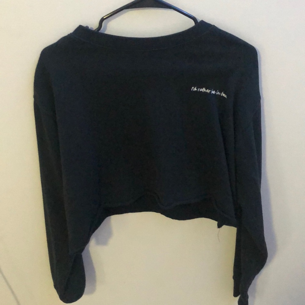 Crop top pull over